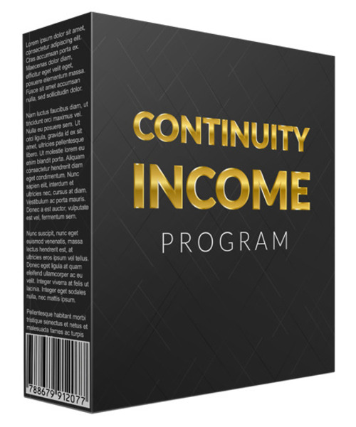 Product picture Continuity Income (Master Resale Rights)